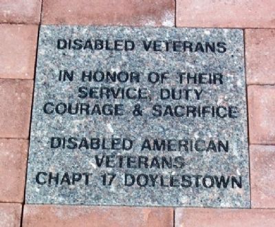 Community Service and Veterans Memorial DAV Paver. Click for full size. Community Service and Veterans Memorial DAV Paver image. Click for full size.