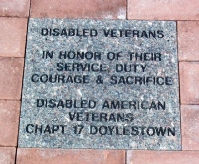 Community Service and Veterans Memorial DAV Paver image. Click for full size.