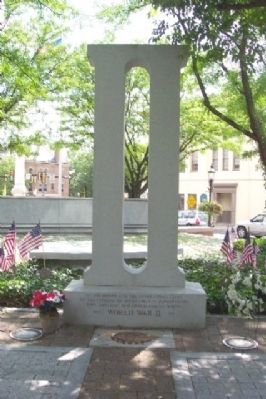 Bucks County World War II Memorial image. Click for full size.