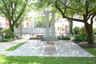Bucks County World War II Memorial image. Click for full size.