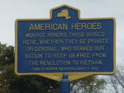 American Heroes Marker. Click for full size. American Heroes Marker image. Click for full size.