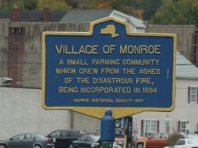 Village of Monroe Marker image. Click for full size.