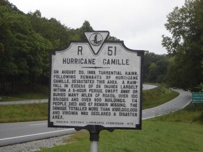 Hurricane Camille Marker image. Click for full size.
