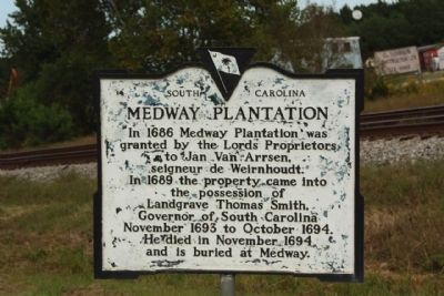 Medway Plantation Marker image. Click for full size.