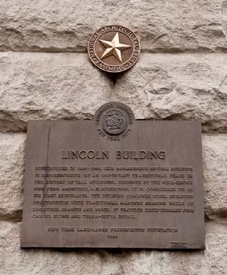 Lincoln Building Marker image. Click for full size.