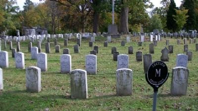 Our Unknown Dead Marker in Section M. Click for full size. Our Unknown Dead Marker in Section M image. Click for full size.