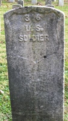 Grave Marker for a U.S. Soldier in Section M. Click for full size. Grave Marker for a U.S. Soldier in Section M image. Click for full size.