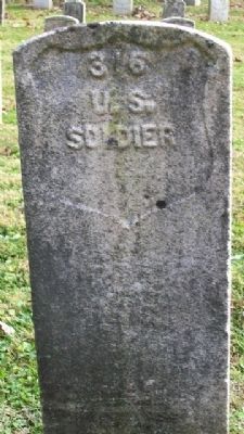 Grave Marker for a U.S. Soldier in Section M image. Click for full size.
