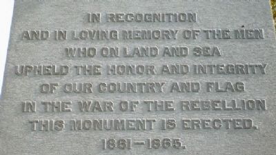 Franklin County Civil War Memorial Dedication image. Click for full size.