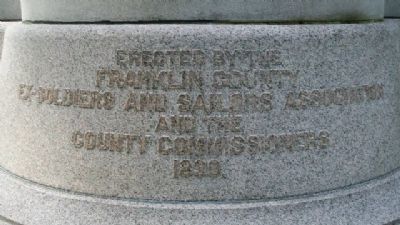 Franklin County Civil War Memorial Sponsors image. Click for full size.