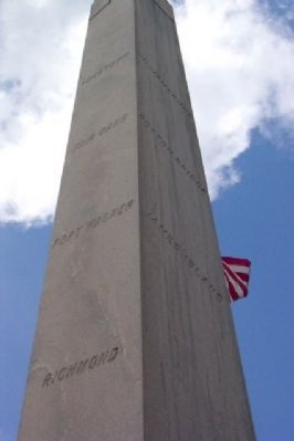104th Pennsylvania Infantry Regiment Monument Battle History. Click for full size. 104th Pennsylvania Infantry Regiment Monument Battle History image. Click for full size.