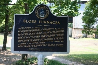 Sloss Furnaces Marker image. Click for full size.