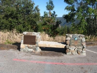 Cape Horn Promontory and Blue Star Memorial Highway Markers image. Click for full size.
