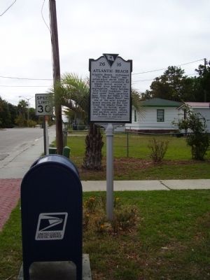 Atlantic Beach Marker. Click for full size. Atlantic Beach Marker image. Click for full size.
