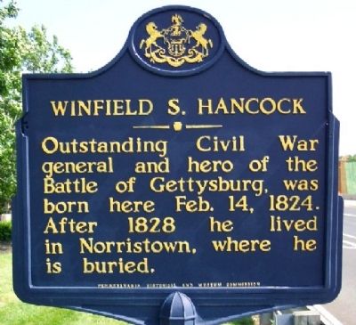 Winfield S. Hancock Marker image. Click for full size.