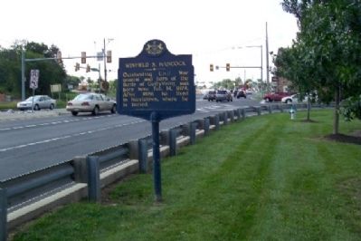 Winfield S. Hancock Marker. Click for full size. Winfield S. Hancock Marker image. Click for full size.