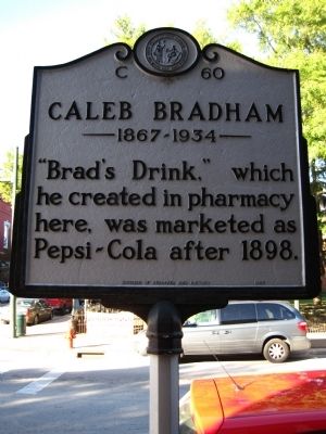 Caleb Bradham Marker image. Click for full size.