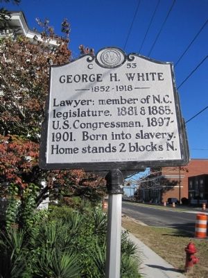 George H. White Marker image. Click for full size.
