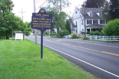 Hope Lodge Marker. Click for full size. Hope Lodge Marker image. Click for full size.