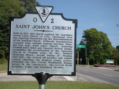 Saint Johns Church Marker image. Click for full size.