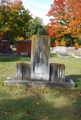W. J. Cash Grave image. Click for full size.