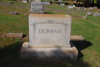 Plato Durham Grave image. Click for full size.