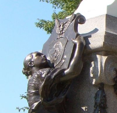 Female Figure with the Commonwealth of the Philippines Coat of Arms image. Click for full size.