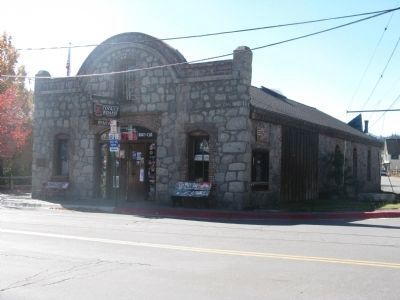 Truckee’s Old Stone Garage and Site of Town’s First Dwelling image. Click for full size.