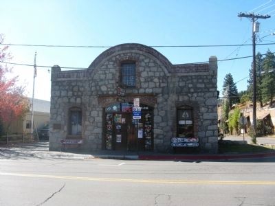 Truckee’s Old Stone Garage and Site of Town’s First Dwelling image. Click for full size.