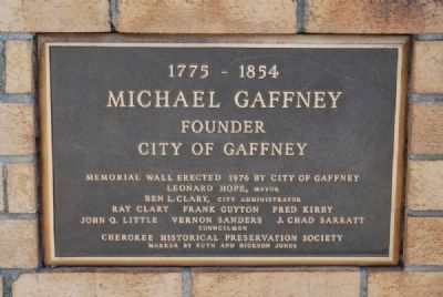Michael Gaffney Marker image. Click for full size.