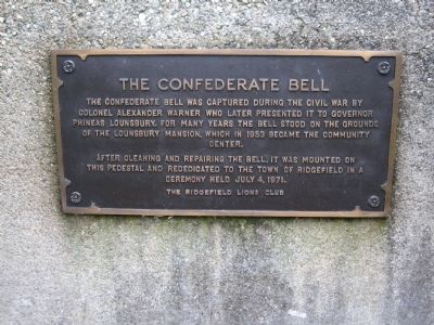 The Confederate Bell Marker image. Click for full size.