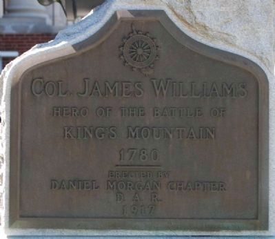 Col. James Williams Marker image. Click for full size.