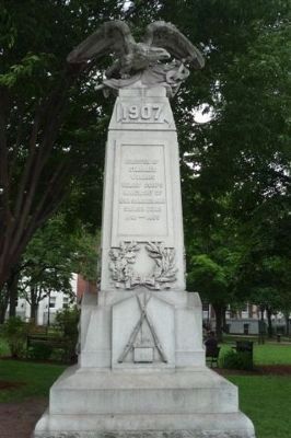 Monument to Burlington's Civil War Dead - City Hall Park image. Click for full size.