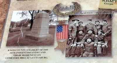 Lower Left Section - - Knox County Veterans Memorial Park Marker. Click for full size. Lower Left Section - - Knox County Veterans Memorial Park Marker image. Click for full size.