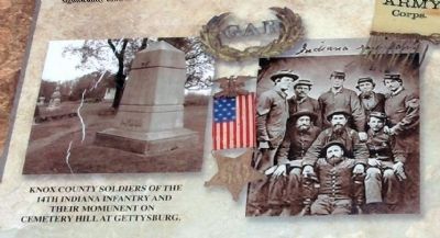 Lower Left Section - - Knox County Veterans Memorial Park Marker image. Click for full size.