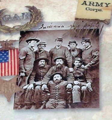 Photo Close-up Lower Left - - Knox County Veterans Memorial Park Marker image. Click for full size.