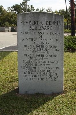 Rembert C. Dennis Boulevard Marker image. Click for full size.
