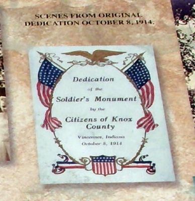 Dedication Program - Cover - - Knox County Veterans Memorial Park Marker image. Click for full size.