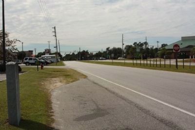 Rembert C. Dennis Boulevard Marker, looking southward along US 52 image. Click for full size.