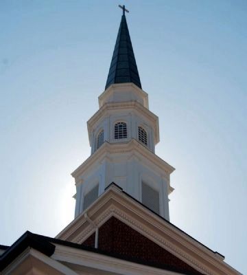 First Baptist Church Steeple image. Click for full size.