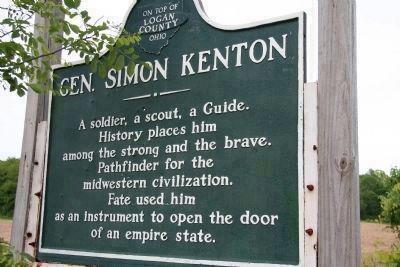 Gen. Simon Kenton Marker image. Click for full size.