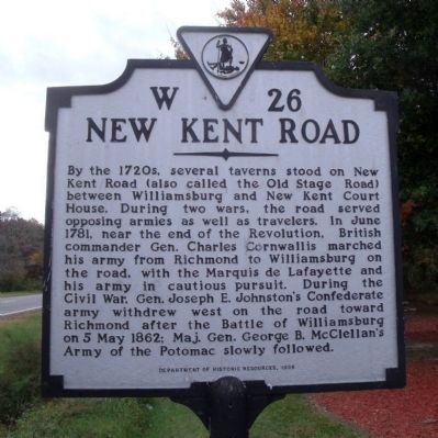 New Kent Road Marker image. Click for full size.