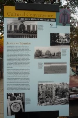 Justice vs. Injustice Marker. Click for full size. Justice vs. Injustice Marker image. Click for full size.