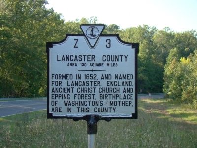 Lancaster County Face of Marker. Click for full size. Lancaster County Face of Marker image. Click for full size.
