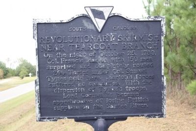 Revolutionary Skirmish Near Tearcoat Branch Marker. Click for full size. Revolutionary Skirmish Near Tearcoat Branch Marker image. Click for full size.