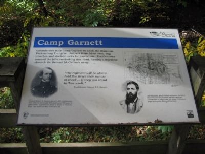 Camp Garnett Marker image. Click for full size.