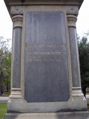 To the Dead and Living Confederate Soldiers Marker image. Click for full size.