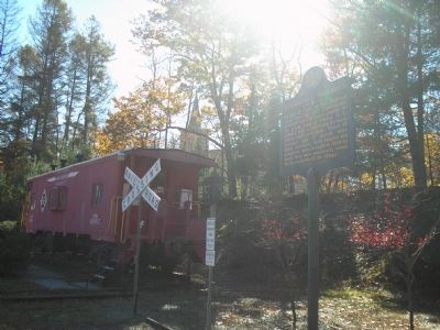 Civil War Prison Train Wreck Marker. Click for full size. Civil War Prison Train Wreck Marker image. Click for full size.
