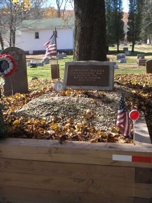 Battle of Minisink Soldier Grave image. Click for full size.