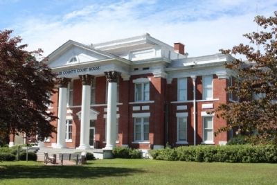 Wheeler County Marker at the County Courthouse. Click for full size. Wheeler County Marker at the County Courthouse image. Click for full size.